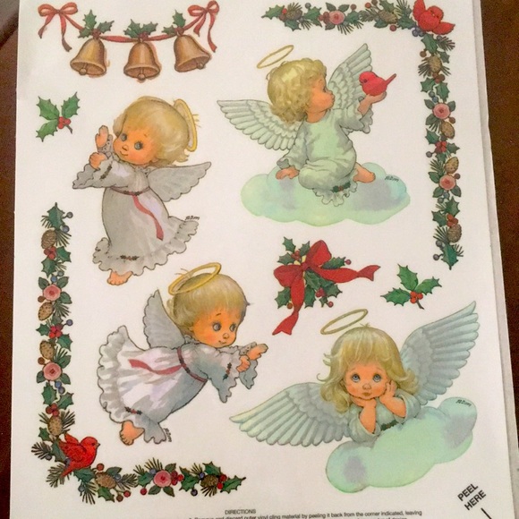 Angel Vinyl Decals - Reusable - Made in USA - Picture 3 of 10